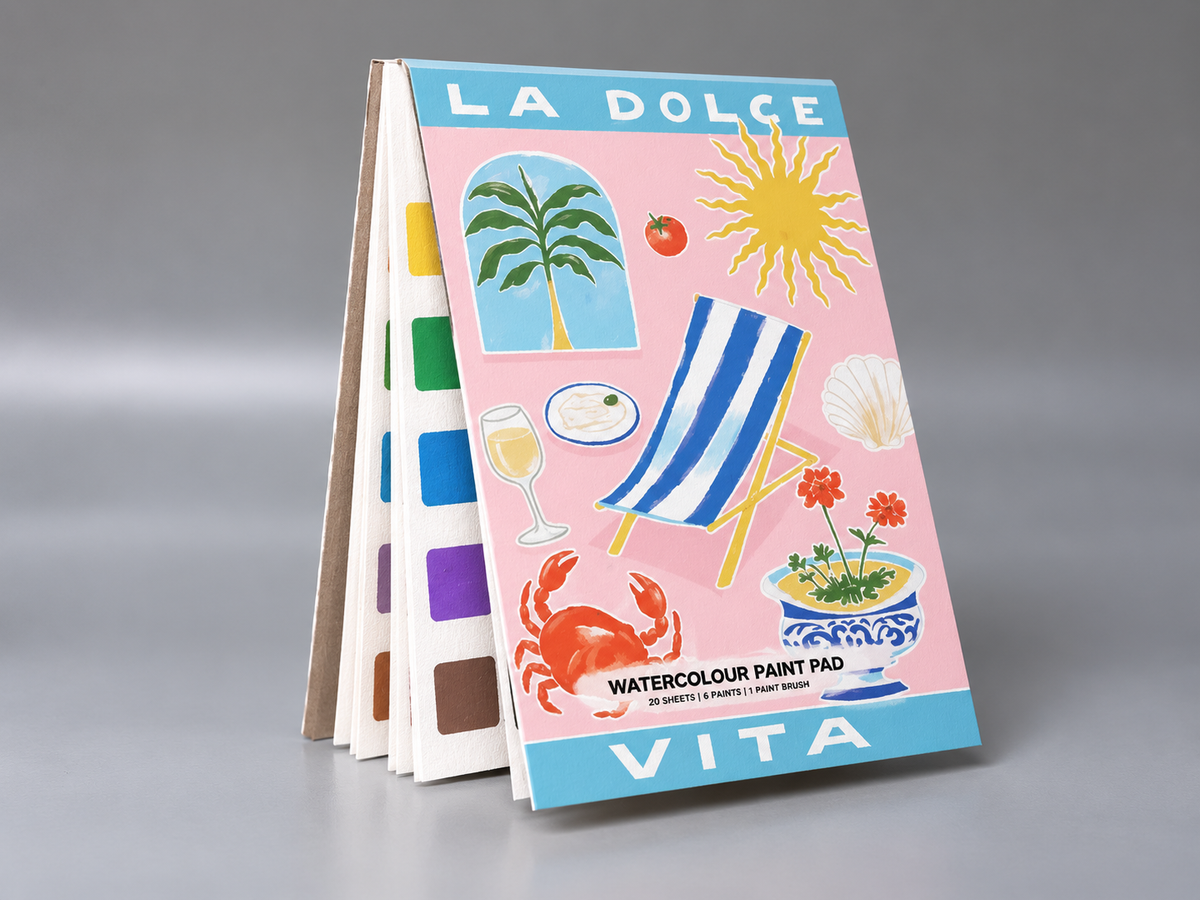 Watercolor paint pad(food plant)
