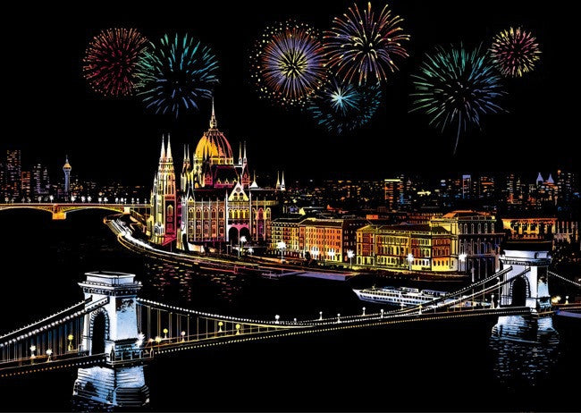 Budapest scratch drawing
